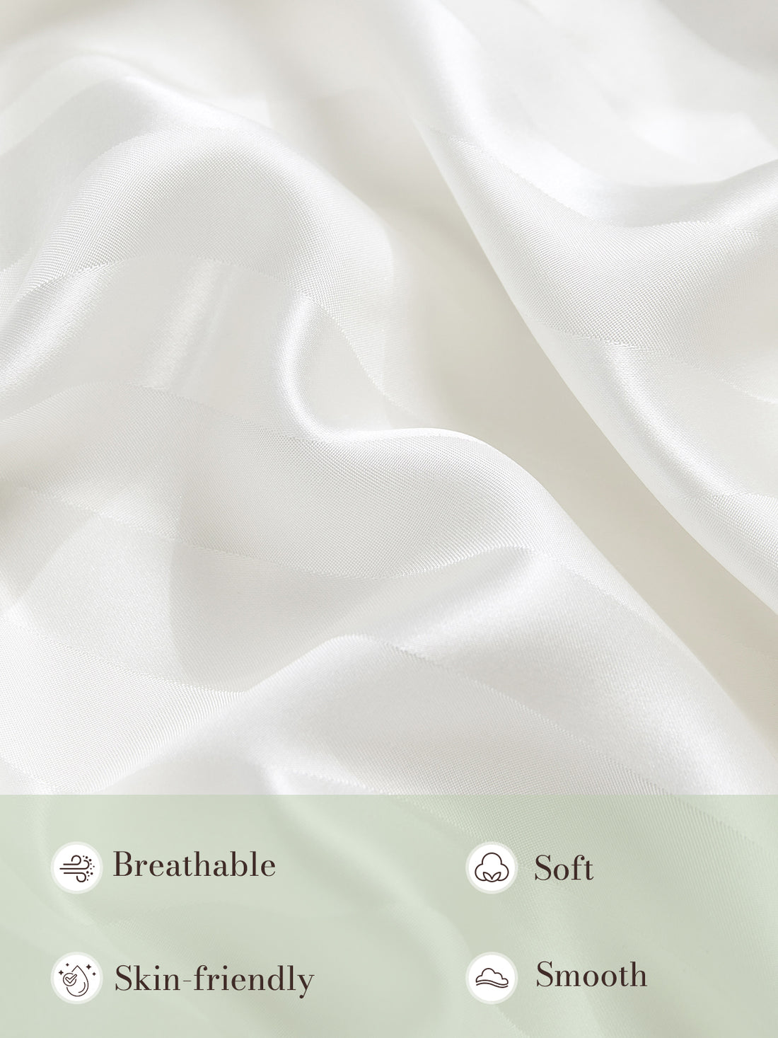 22 Momme Striped Silk Pillowcase