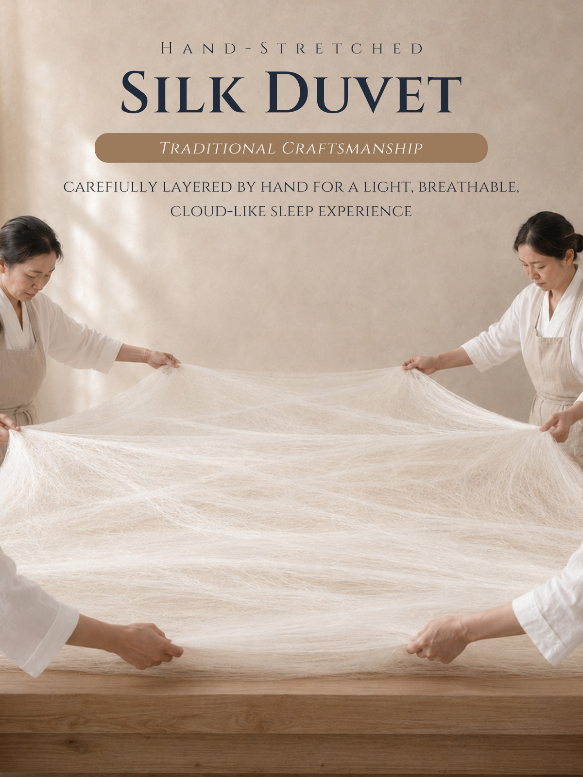 10.5 Tog All Season Premium Double Cocoon Silk Duvet
